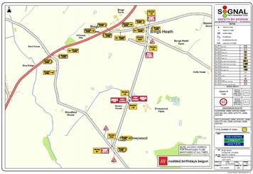 Upcoming temporary road closure